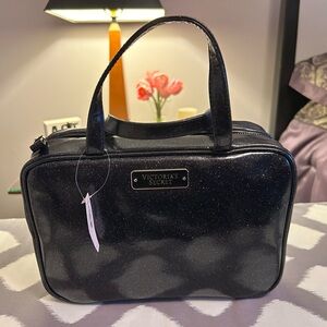 Victoria's Secret Black Glitter Women's Hanging Bag